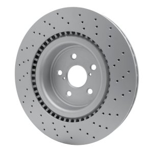Lexus IS F Brake Rotor (1) - Front - R1 Concepts - GeoSPEC Coated Rotor - Drilled - `08-`14